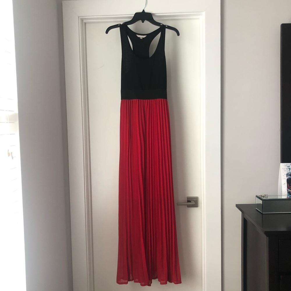 Racerback maxi dress with elastic waist